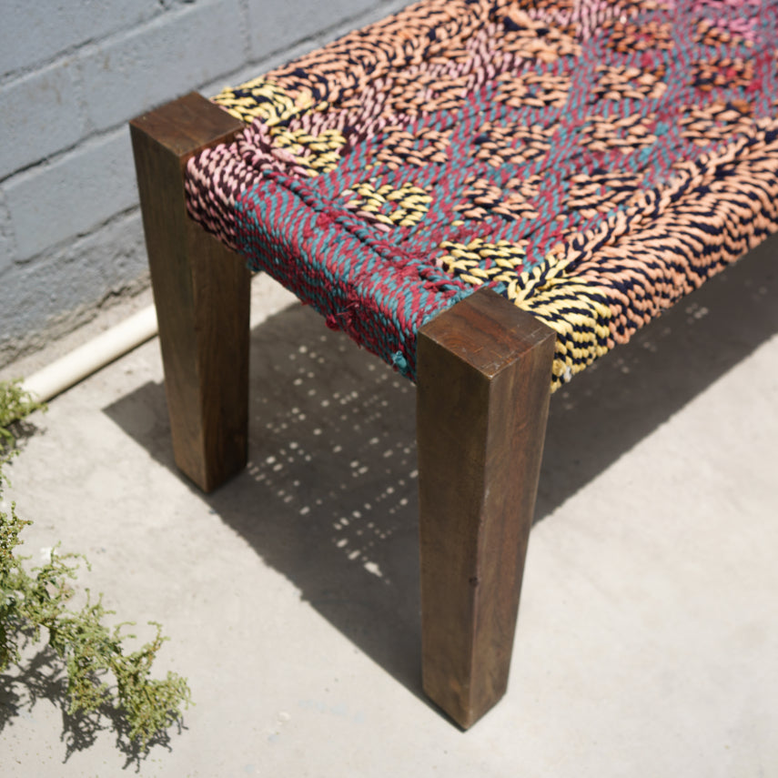 Handmade Weaved Bench