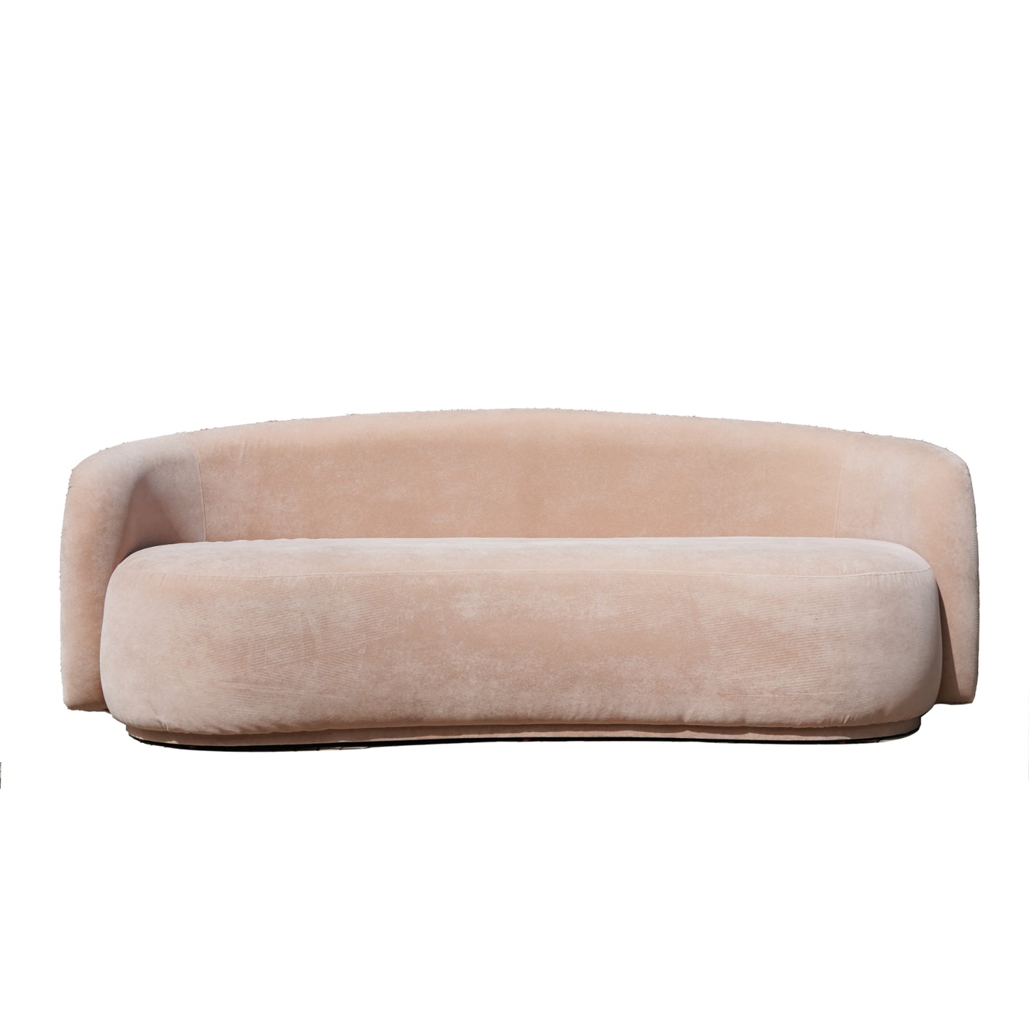 Velvet Beige Sofa