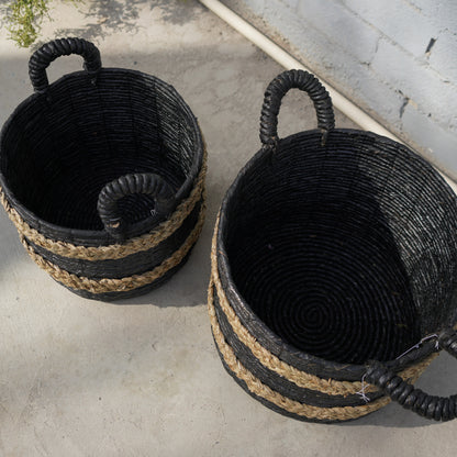 Pair of Weaved Basket