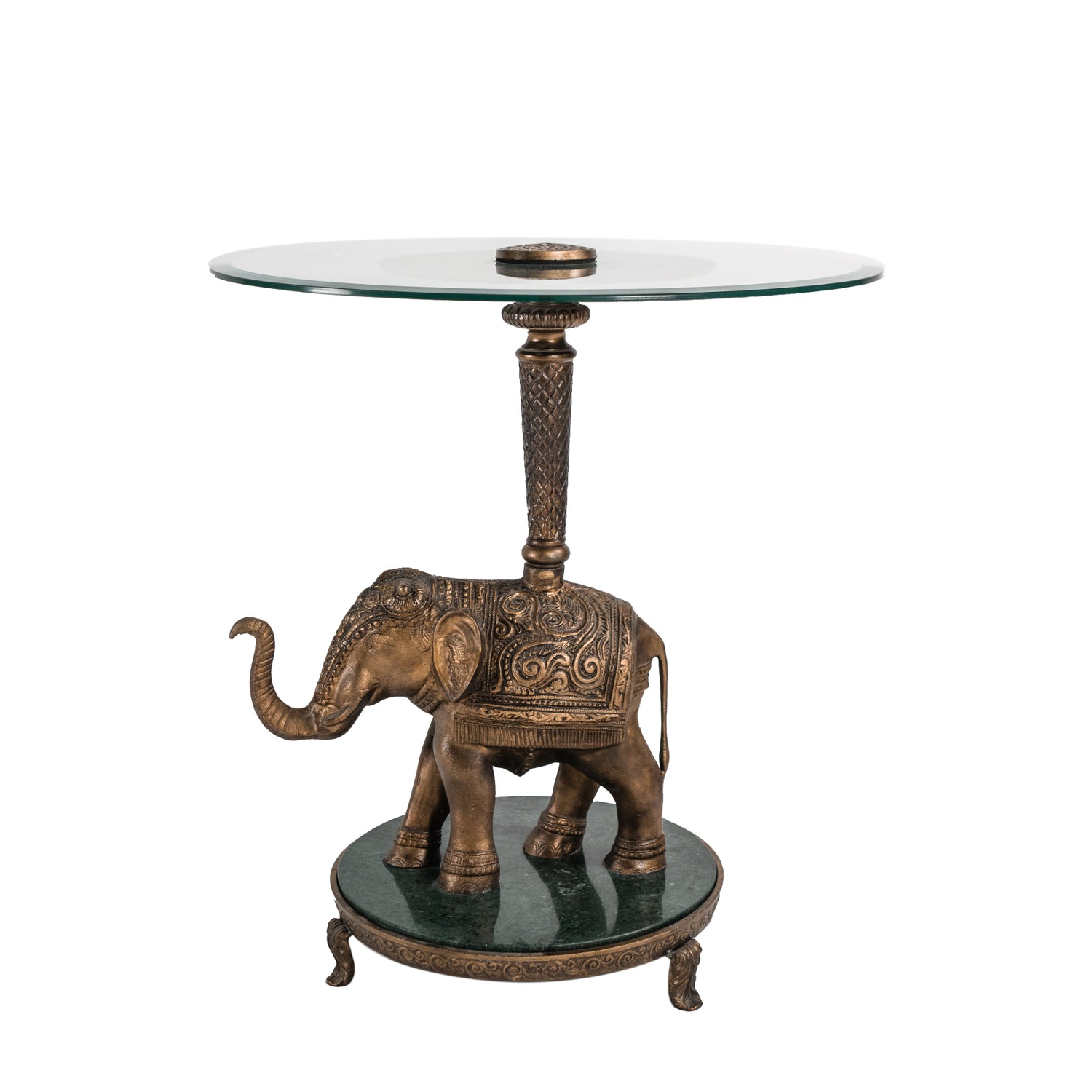 80s Vintage Elephant Side Table