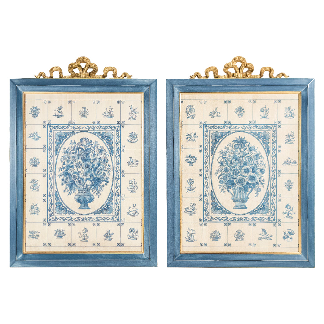 Pair of Blue Vintage Frames
