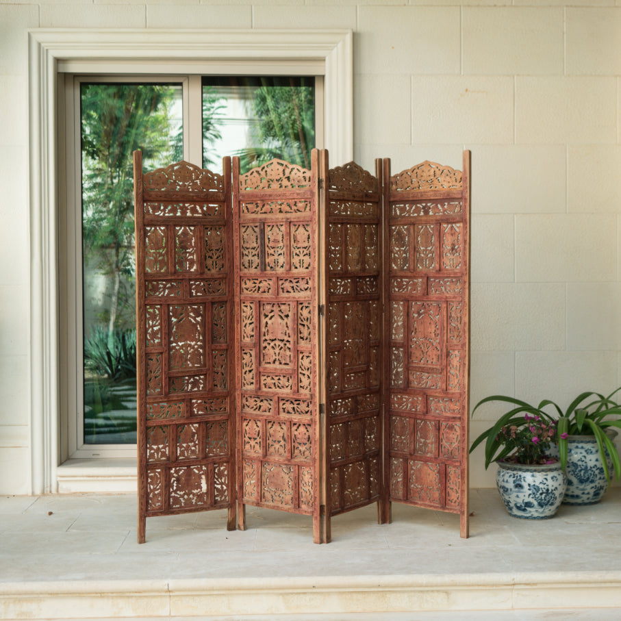 Carved Wooden Partition