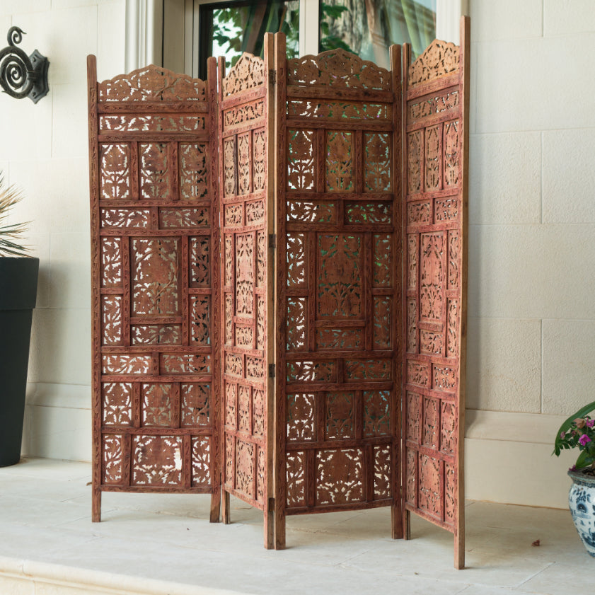 Carved Wooden Partition
