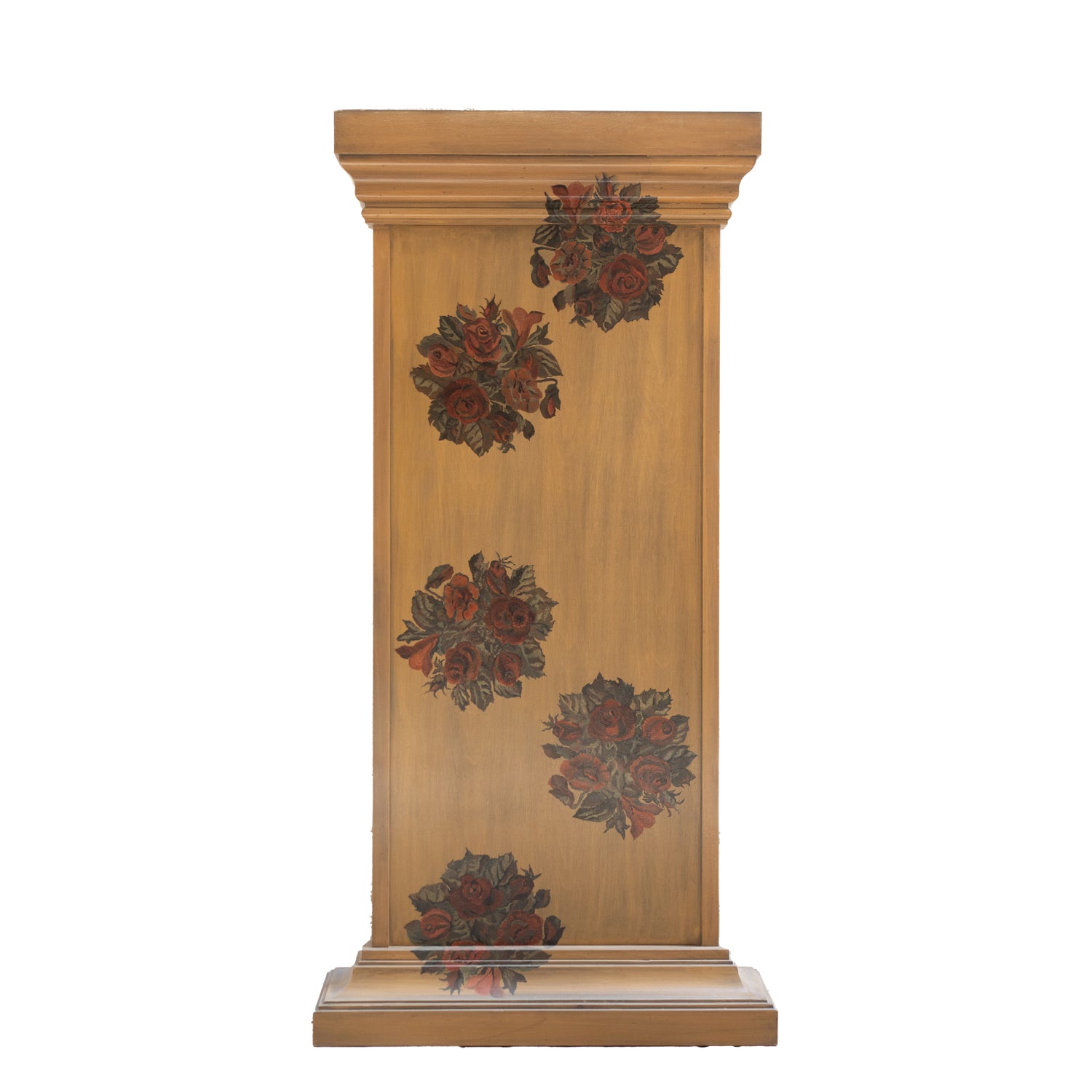 Hand Painted Floral Wooden Divider