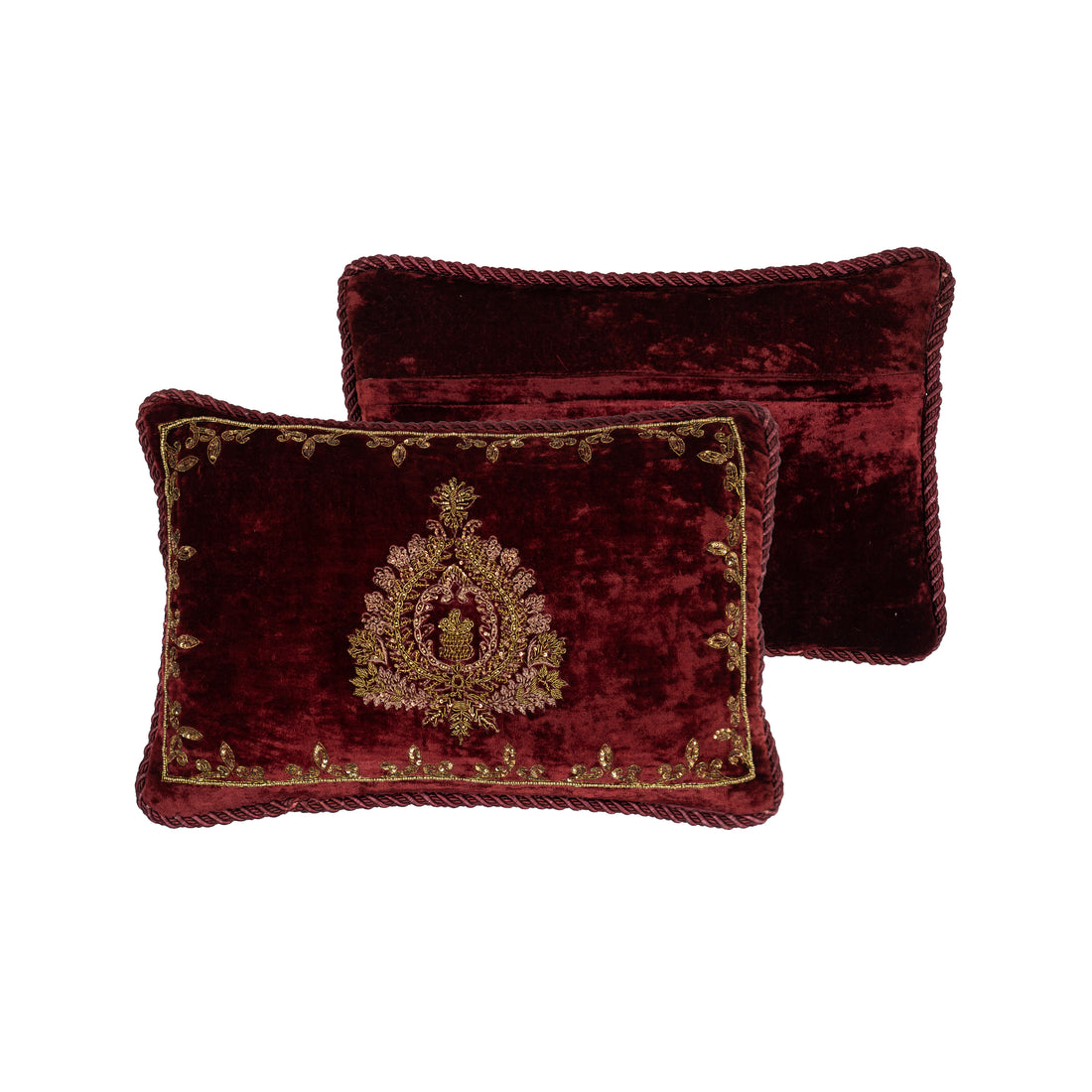 Maroon Small Pillow