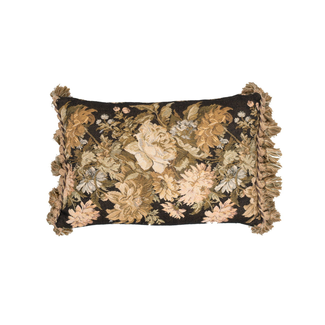 Black Flowral Pillow - Sirdab - Sirdab