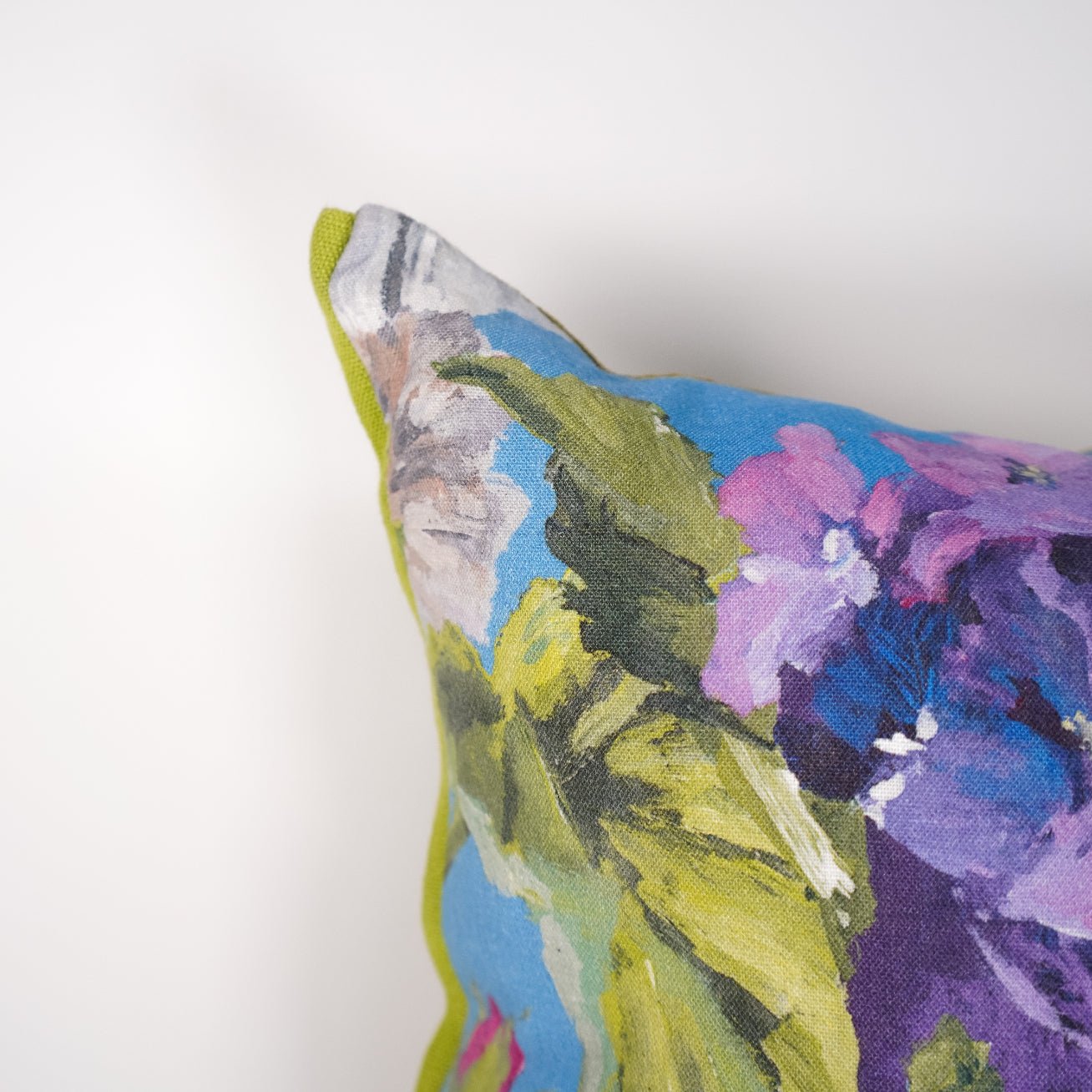 Designers Guild Linen Floral Cushion - Sirdab - Designers Guild