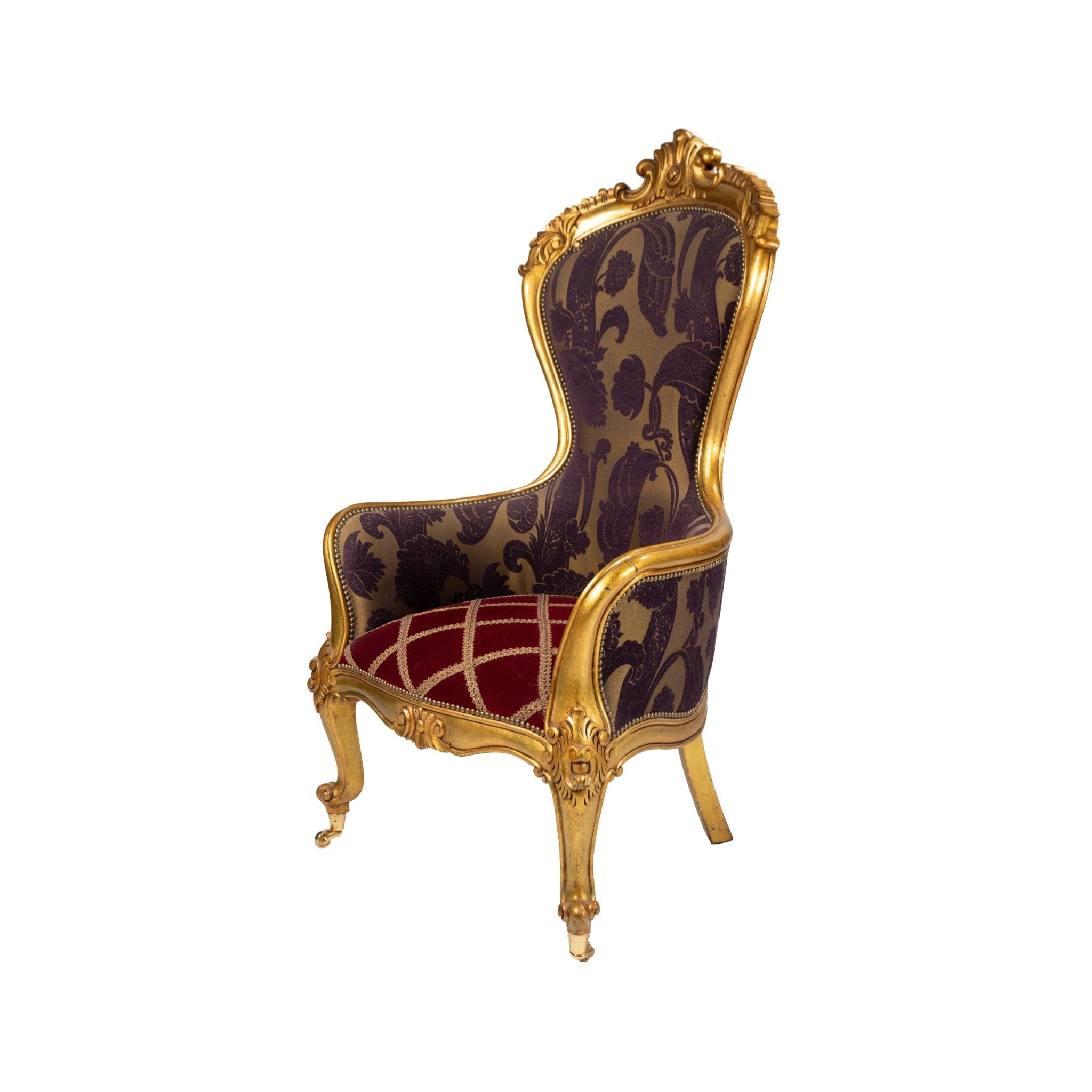 Golden Bordered Lounge Chair - Sirdab - Unknown