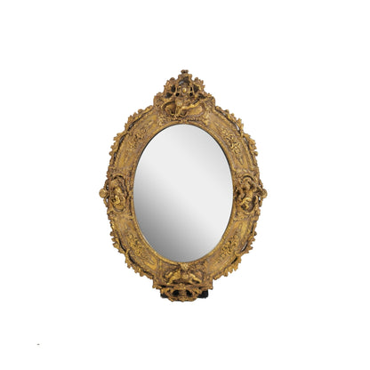 Golden Carved Mirror Frame - Sirdab - Sirdab