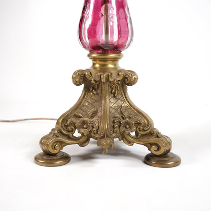 Large Antique Table Lamp - Sirdab - Sirdab