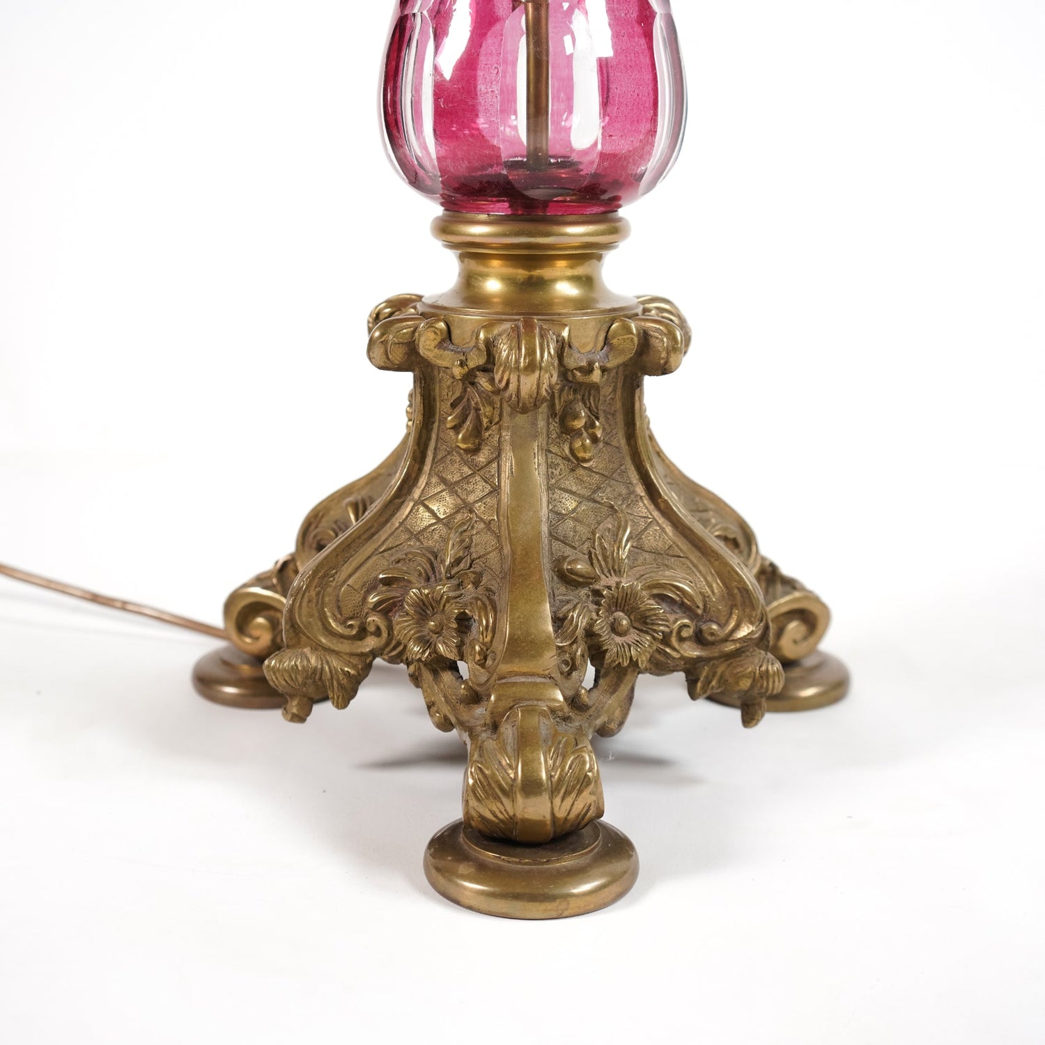 Large Antique Table Lamp - Sirdab - Sirdab