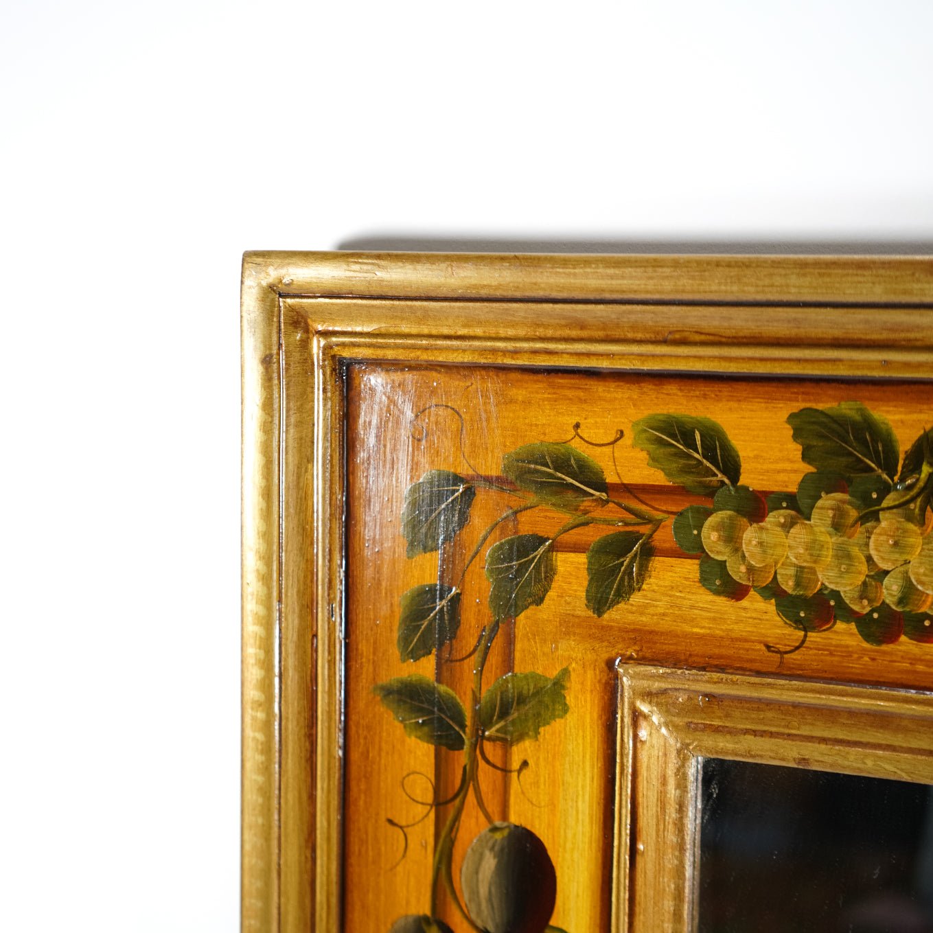 Large Hand Painted Wooden Frame Mirror - Sirdab - Sirdab