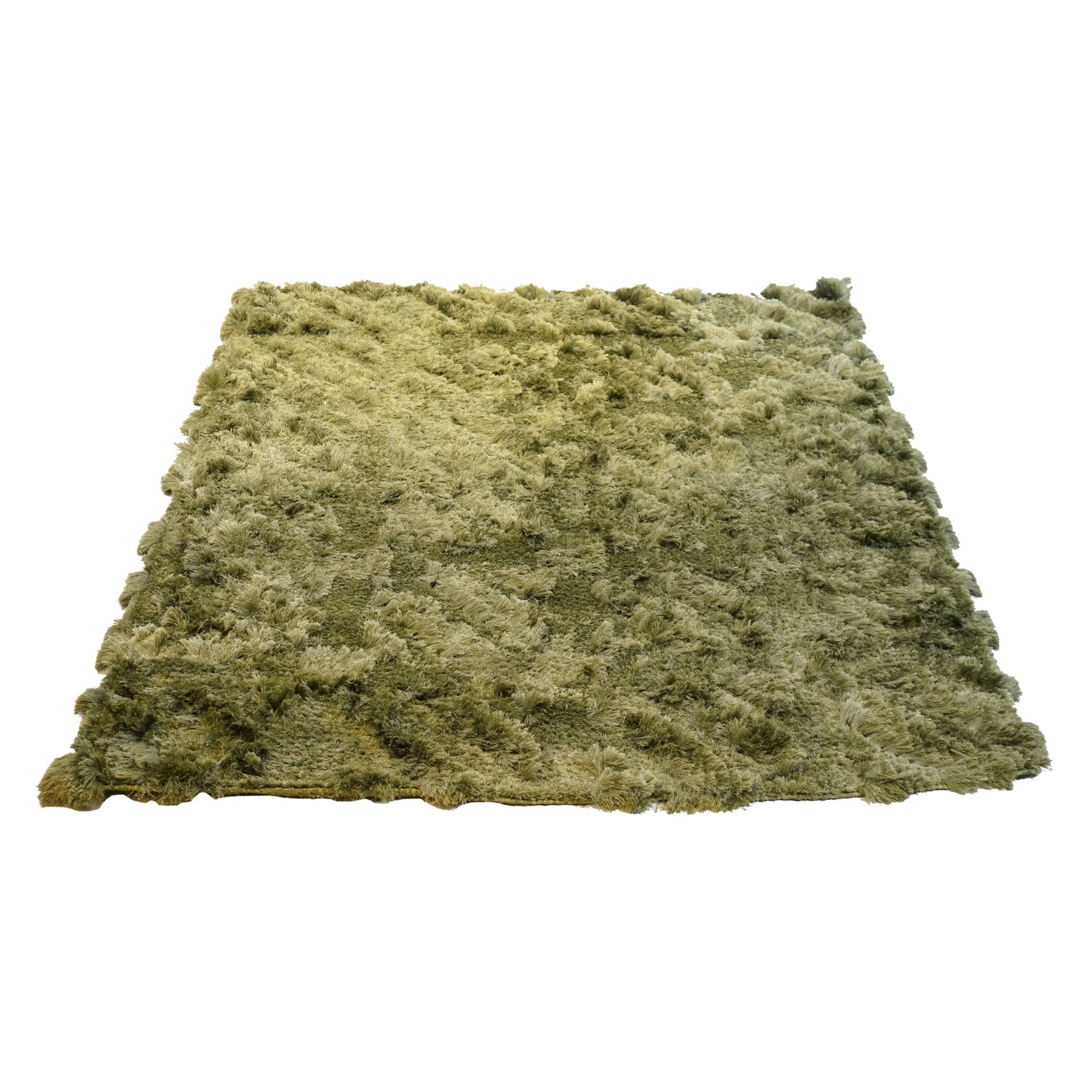 Olive Blend Pitch Cut Rug - Sirdab - Unknown