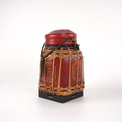 Pair of Hand Made Decorative Bamboo and Wood Jar - Sirdab - Unknown