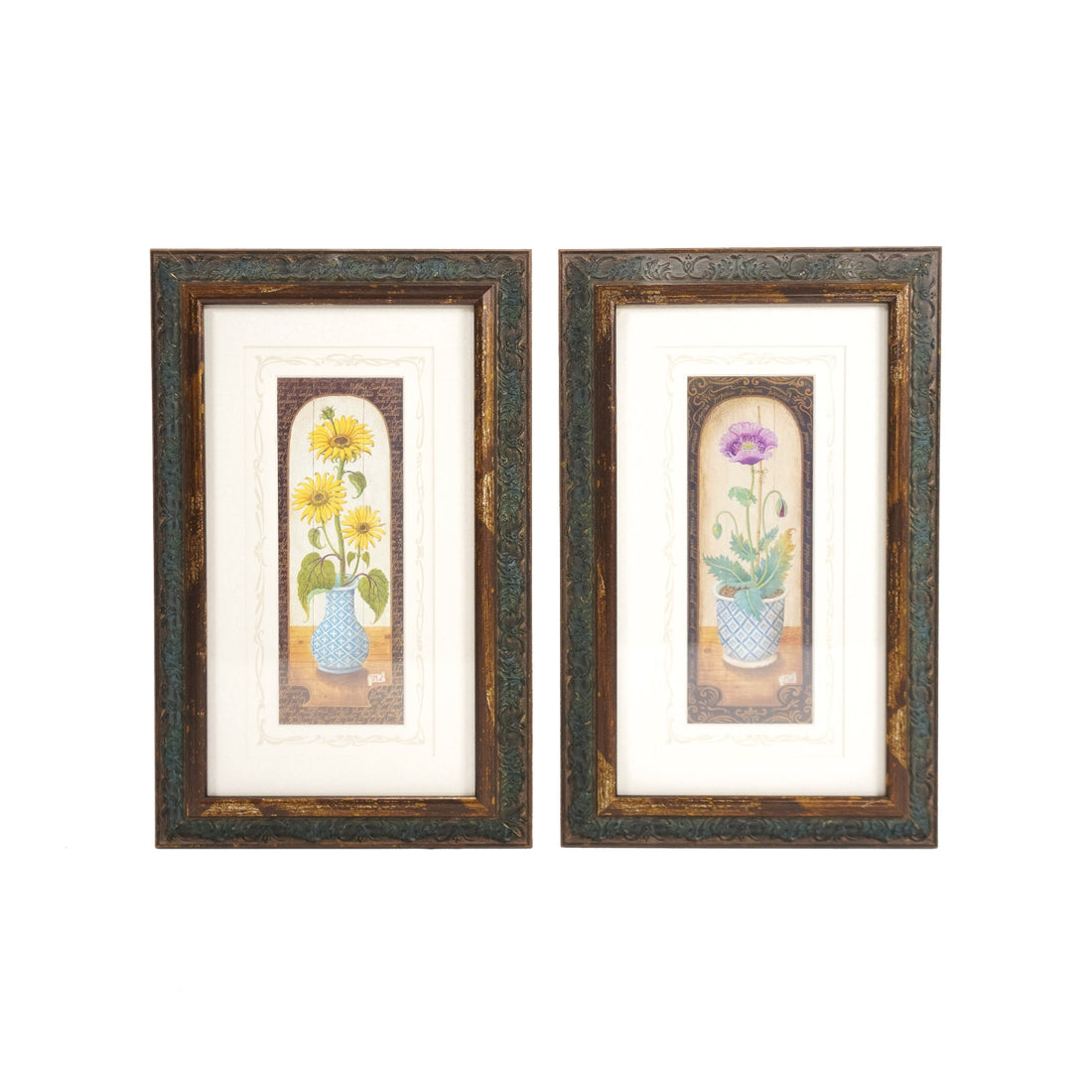 Pair of Wooden Carved Frames - Sirdab - Unknown