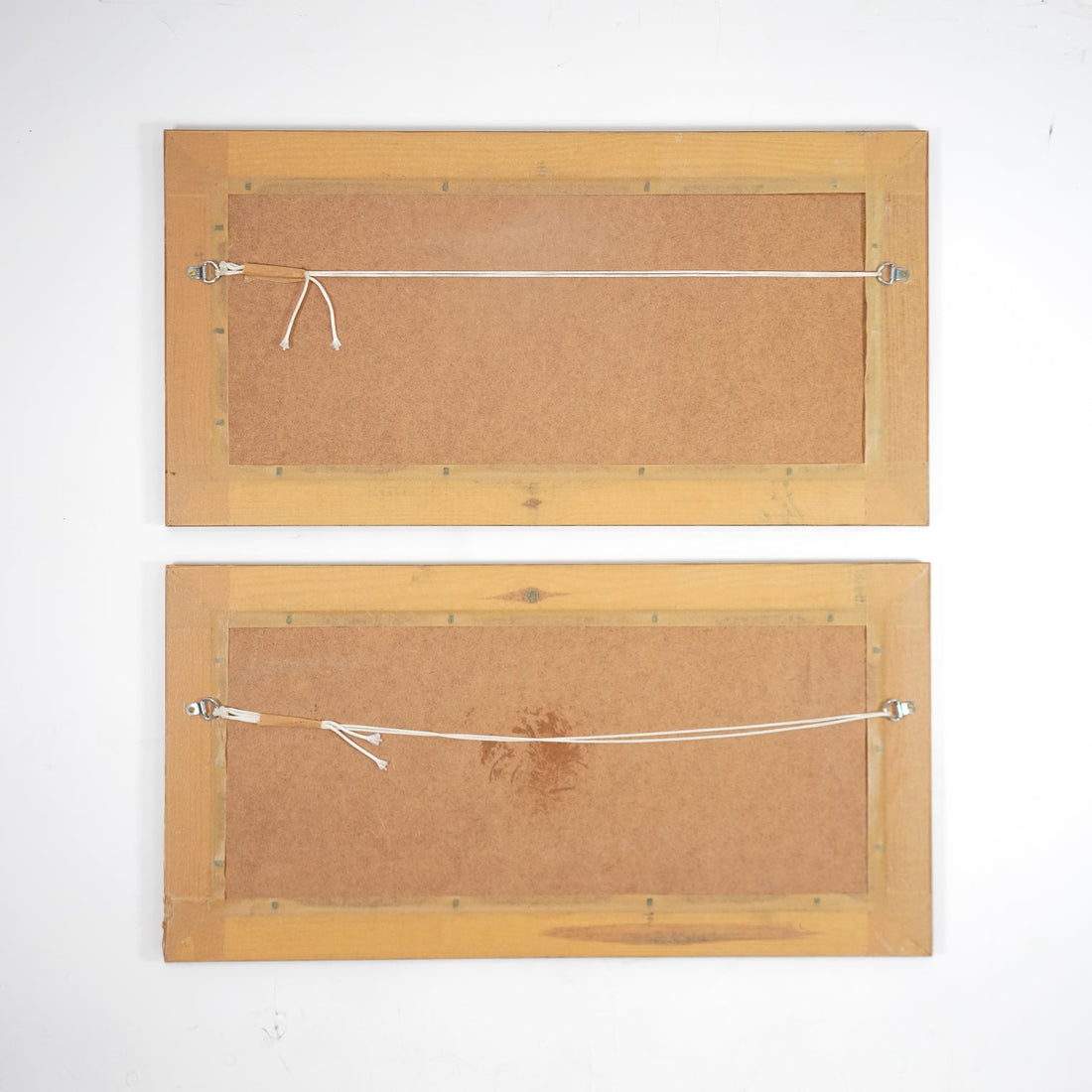 Pair of Wooden Long Frames - Sirdab - Unknown