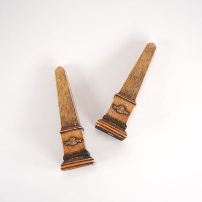 Pair of Wooden Obelisk - Sirdab - Unknown