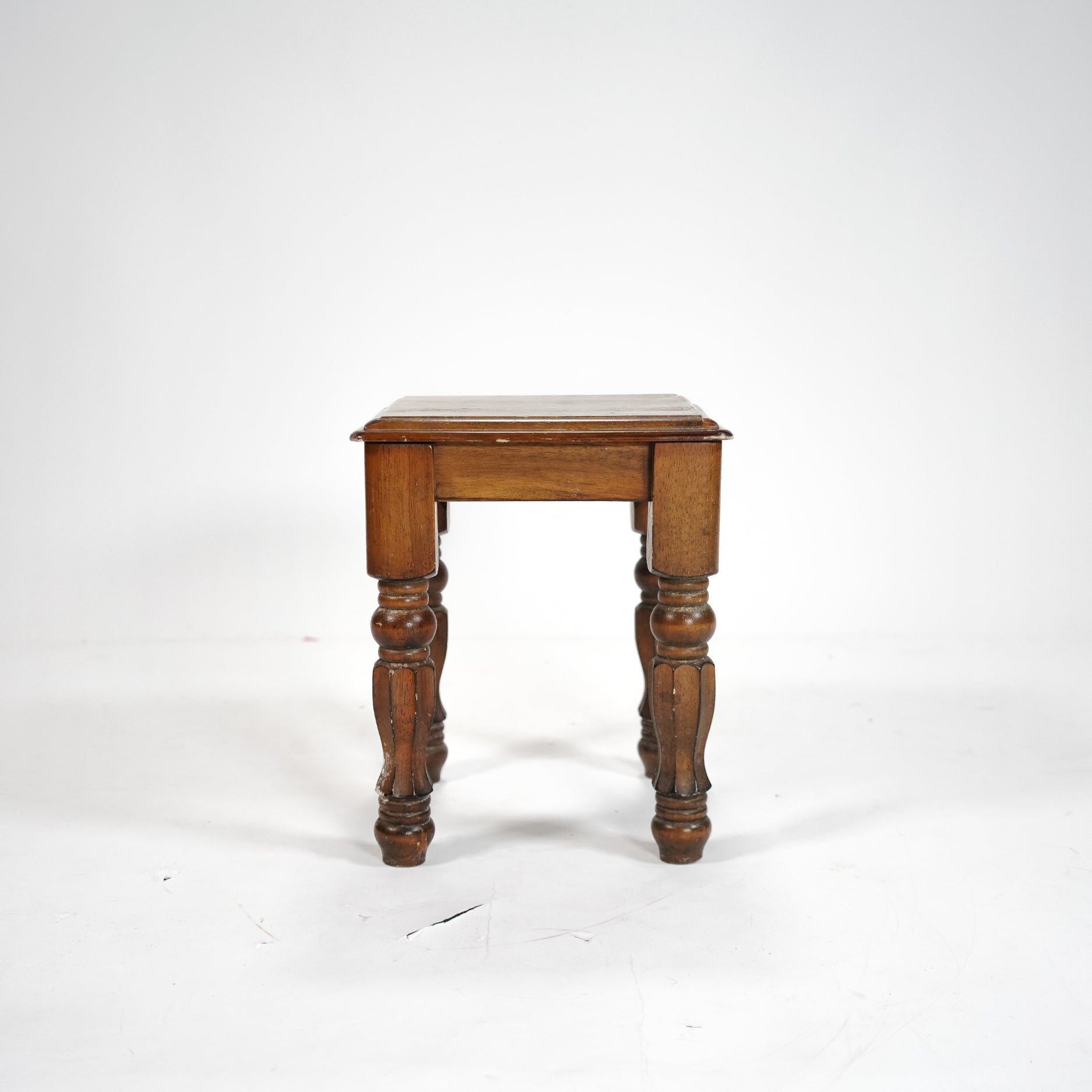 Pair of Wooden Side Tables - Sirdab - Unknown