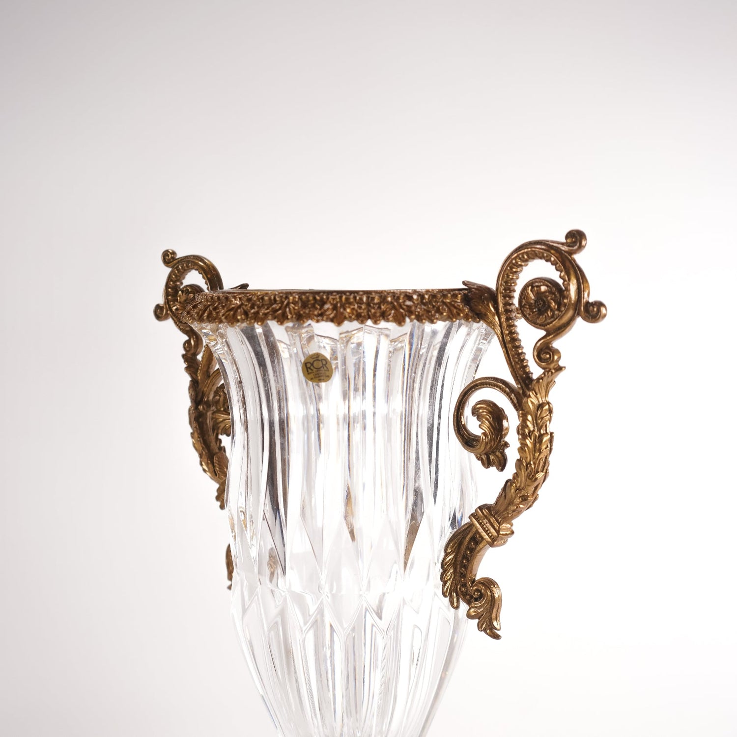 RCR Crystal &amp; Golden Vase - Sirdab - RCR