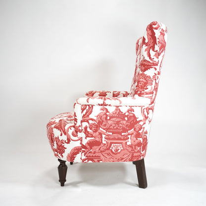 Red Lounge Chair - Sirdab - Unknown