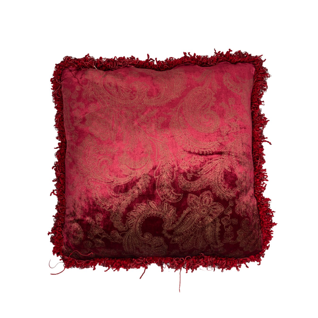 Red Silk Pillow - Sirdab - Unknown