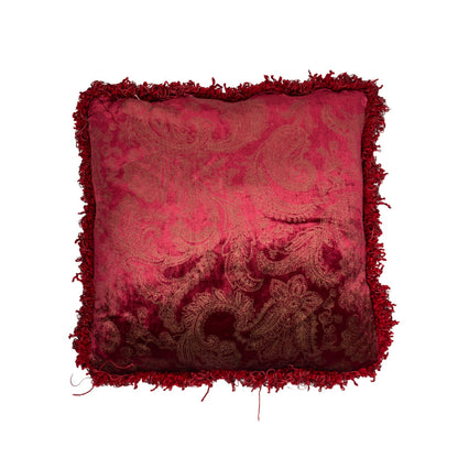 Red Silk Pillow - Sirdab - Unknown