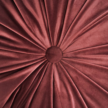 Round Maroon Cushion - Sirdab - HD Collection