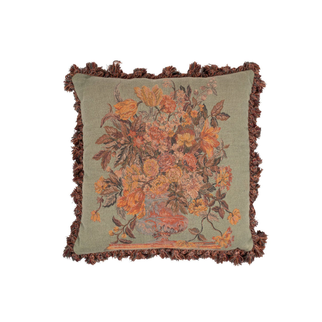 Square Floral Cushion Cover - Sirdab - Unknown