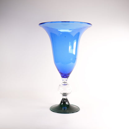 Vintage 80s Glass Vase - Sirdab - Unknown